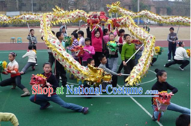 16 Meters School Use Lightweight Dragon Dance Equipment for 10 Teenagers