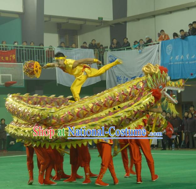 Professional Competition and Performance Dragon Dancing Equipment Complete Set