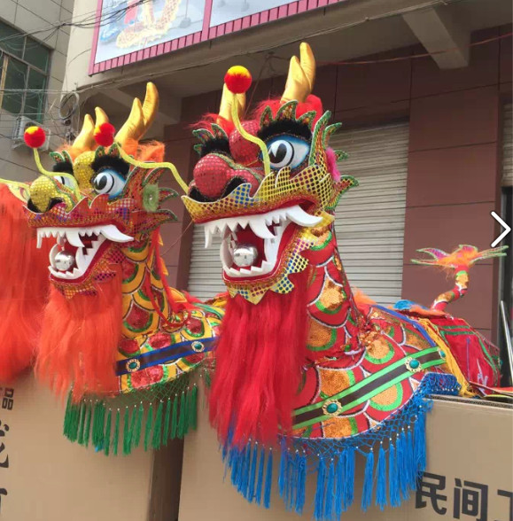 Chinese New Year Parade Dragon Lantern Boat Props