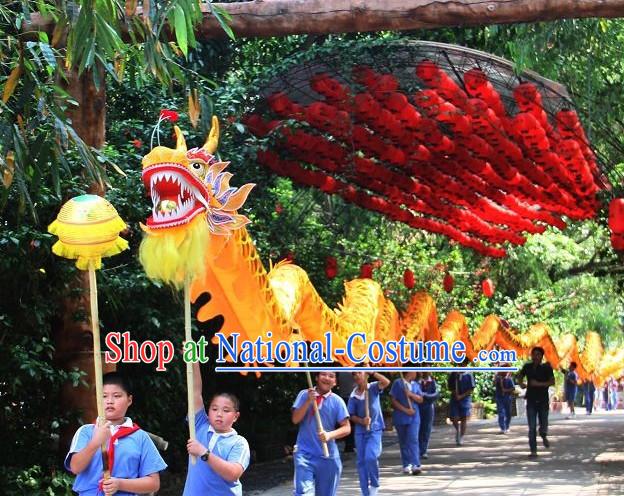 Parade and Competition Dragon Dance National Costumes Complete Set for Ten Kids