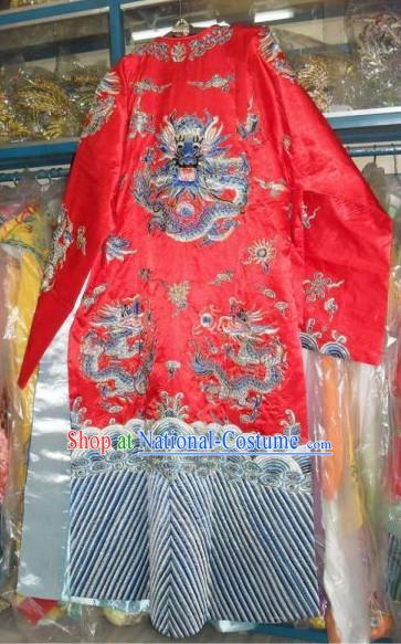 Professional Peking Opera Dragon Embroidery Robes