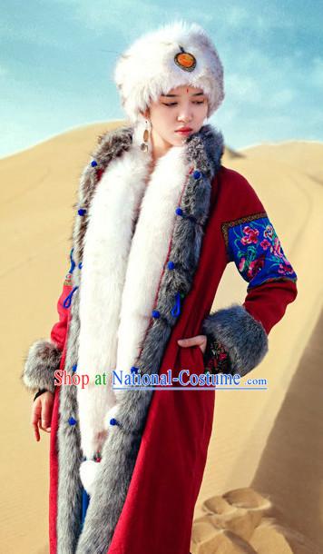 Mongolian Princess Oriental Clothing and Headpieces for Women