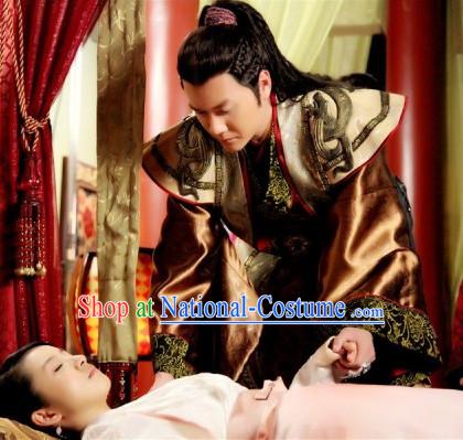 Chinese Beautiful Man Hanfu Clothing Complete Set