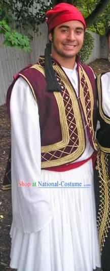 Mens Greek National Costumes Complete Set