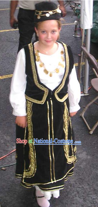 Girls Greek Costumes Complete Set