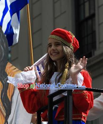 Traditional Greek Girl Costumes Complete Set