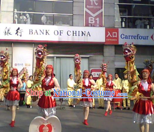 Chinese New Year Parade Dragon Costume for One Person