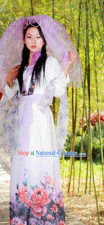 Asian Dress Costume Complete Set for Girls