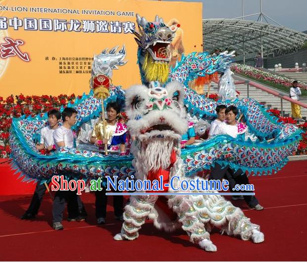 lion dancing dragon dancing equipments and costumes