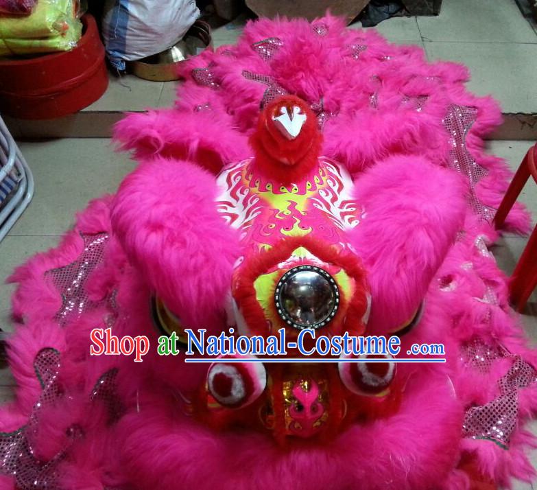 Top Chinese New Year Parade Lion Dance Costume Complete Set