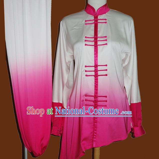 Color Transition Embroidered Traditional Karate Outfit