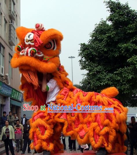 Chinese New Year Lion Dancing Costumes Complete Set