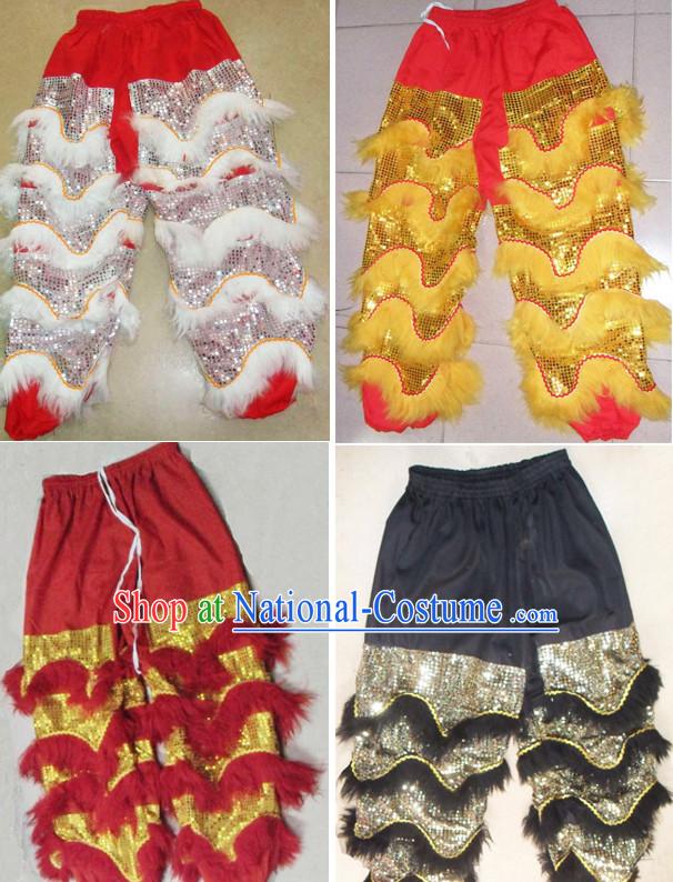 Professional Silk and Wool Lion Dancer Pants