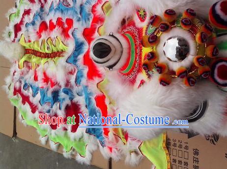 Asian Liiu Bei Lion Dancing Mascot Costumes Complete Set