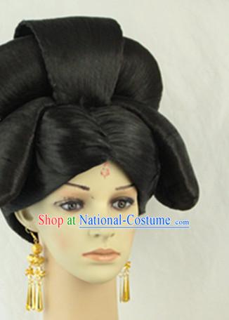 Ancient Chinese Empress Black Wigs