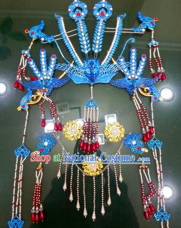 Ancient Chinese Phoenix Queen Hair Jewelry