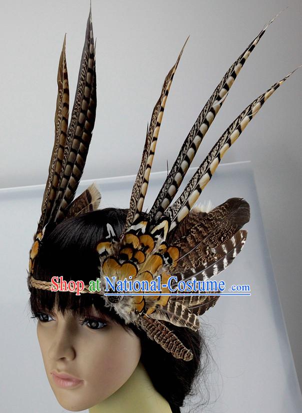 Made to Order Handmade Chinese Feather Hairpieces