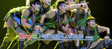 Chinese Mongolian Dance Costumes for Men