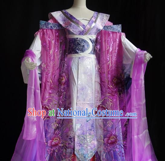 Chinese Halloween Costumes Fairy Empress Queen Princess Costume Complete Set