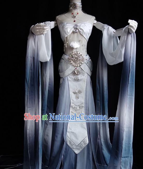 Asian Chinese Fairy Hanfu Costumes Complete Set