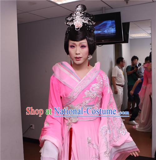 Chinese Opera Peking Opera Cantonese Opera Ancient Chinese Beauty Xi Shi Wigs and Hair Jewelry Set