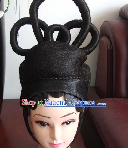 Chinese Opera Peking Opera Cantonese Opera Hairstyles Fascinators Fascinator Wholesale Jewelry Hair Pieces and Black Wigs