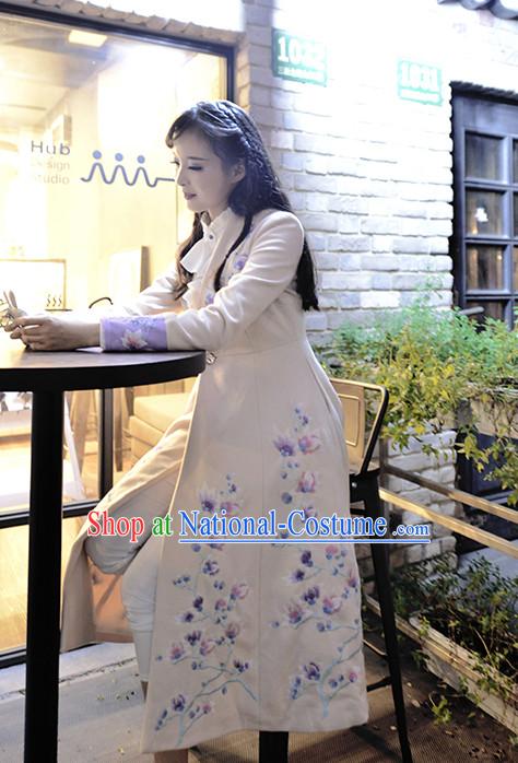 Chinese Minguo Time Female Clothing Traditional Clothes Suit