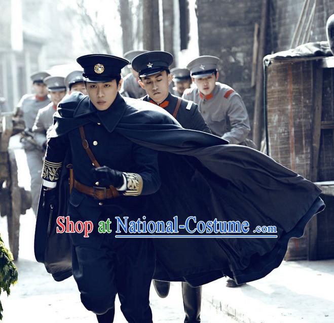 Chinese Minguo Policeman Costumes for Men