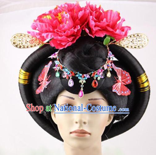 Chinese Ancient Empress Wedding Headwear and Wigs