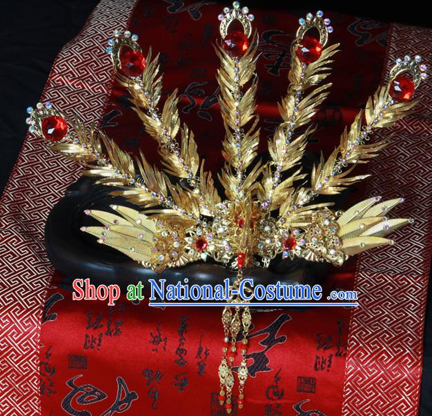 Chinese Ancient Phoenix Hairpieces Hair Accessories Hair Pieces