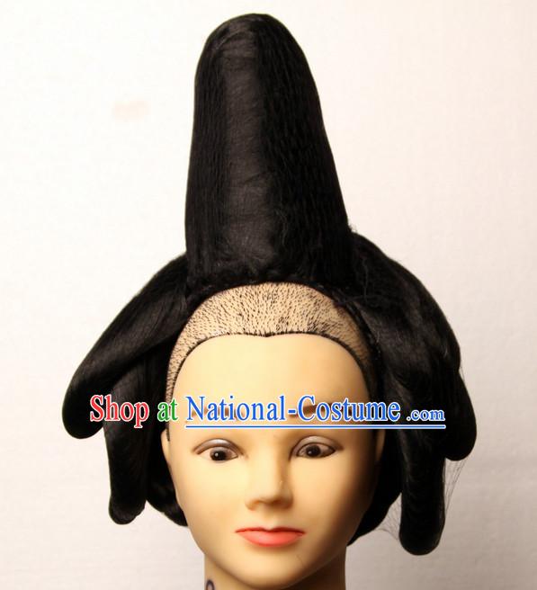 Chinese Ancient Imperial Princess Black Wigs Hairstyles