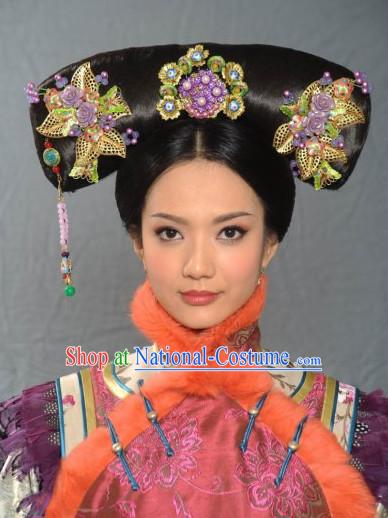 Asia China Qing Dynasty Princess Hair Jewelry Set