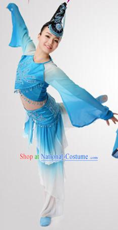 Chinese Classical Dance Costume Wholesale Clothing Discount Dance Costumes Dancewear Supply and Headpieces for Lady