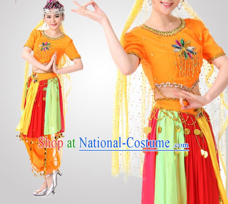 Indian Dance Costume Wholesale Clothing Discount Dance Costumes Dancewear Supply and Headpieces for Girls