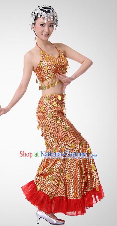 Chinese Folk Fish Dance Costume Wholesale Clothing Discount Dance Costumes Dancewear Supply for Women