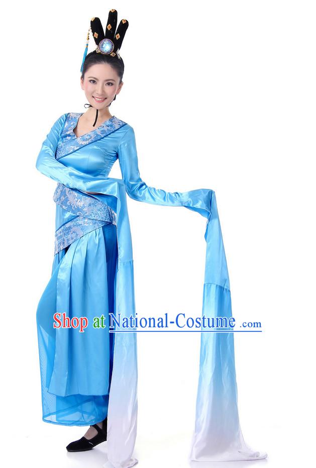 Chinese Long Sleeves Classic Dance Costume Wholesale Clothing Group Dance Costumes Dancewear Supply for Lady