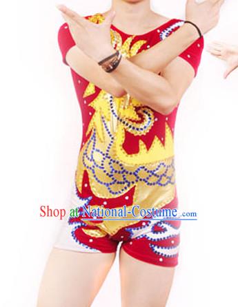 Asia Chinese Festival Parade Folk Dance Costume Wholesale Clothing Group Dance Costumes Dancewear Supply for Men