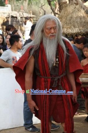 Xia Dynasty Old Men Costume