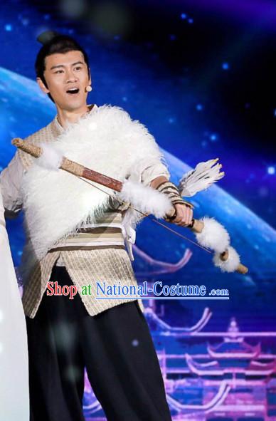 Houyi Mythological Chinese Archer Shenyi Yi Costume Ancient China Xia Dynasty Costumes