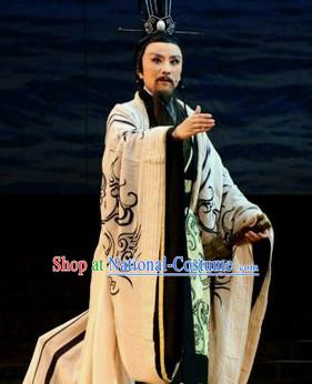 Qu Yuan Eastern Zhou Spring Autumn Period Official Costume for Men