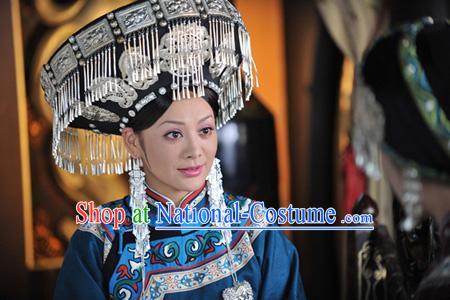 Chinese Eastern Zhou Dynasty Silver Hat for Women