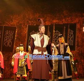 China Eastern Zhou Dynasty Chinese Official Costume Complete Set for Men