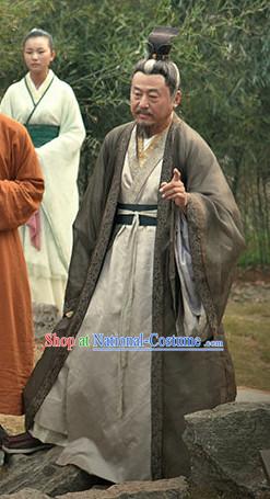 Chinese Costume Chinese Costumes National Garment Outfit Clothing Clothes Ancient Jin Dynasty Clothing for Men