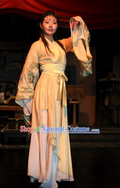 Chinese Costume Chinese Classic Costumes National Garment Outfit Clothing Clothes Ancient Jin Dynasty Female Dancer Costumes for Women