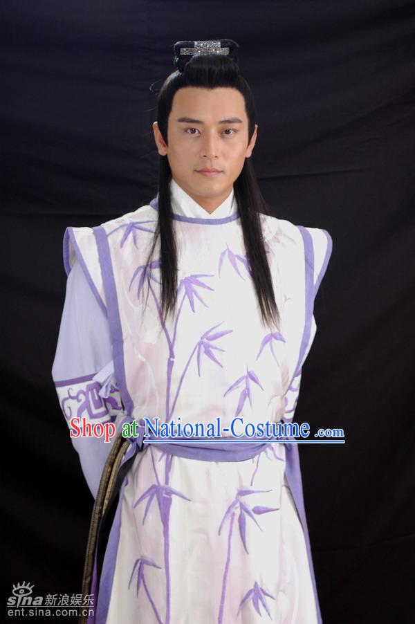 Chinese Costume Chinese Classic Costumes National Garment Outfit Clothing Clothes Ancient Jin Dynasty Scholar Men Costumes