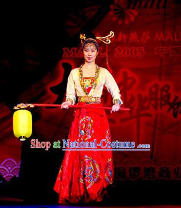 Period of the Northern and Southern Dynasties Chinese Costume Chinese Classic Palace Costumes National Garment Outfit Clothing Clothes for Women