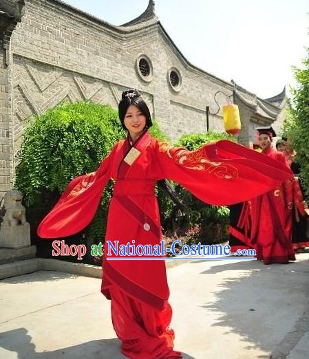 Chinese Costume Period of the Northern and Southern Dynasties Chinese Classic Costumes National Garment Outfit Clothing Clothes for Women