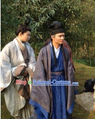 Chinese Costume Chinese Costumes National Garment Outfit Clothing Clothes Ancient Jin Dynasty Men Suits