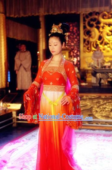 Chinese Costume Five Dynasties Chinese Classic Princess Costumes National Garment Outfit Clothing Clothes for Women