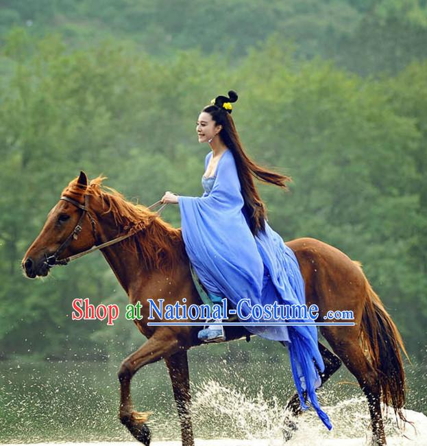 Chinese Tang Dynasty Princess Taiping Costumes Costume Complete Set for Women